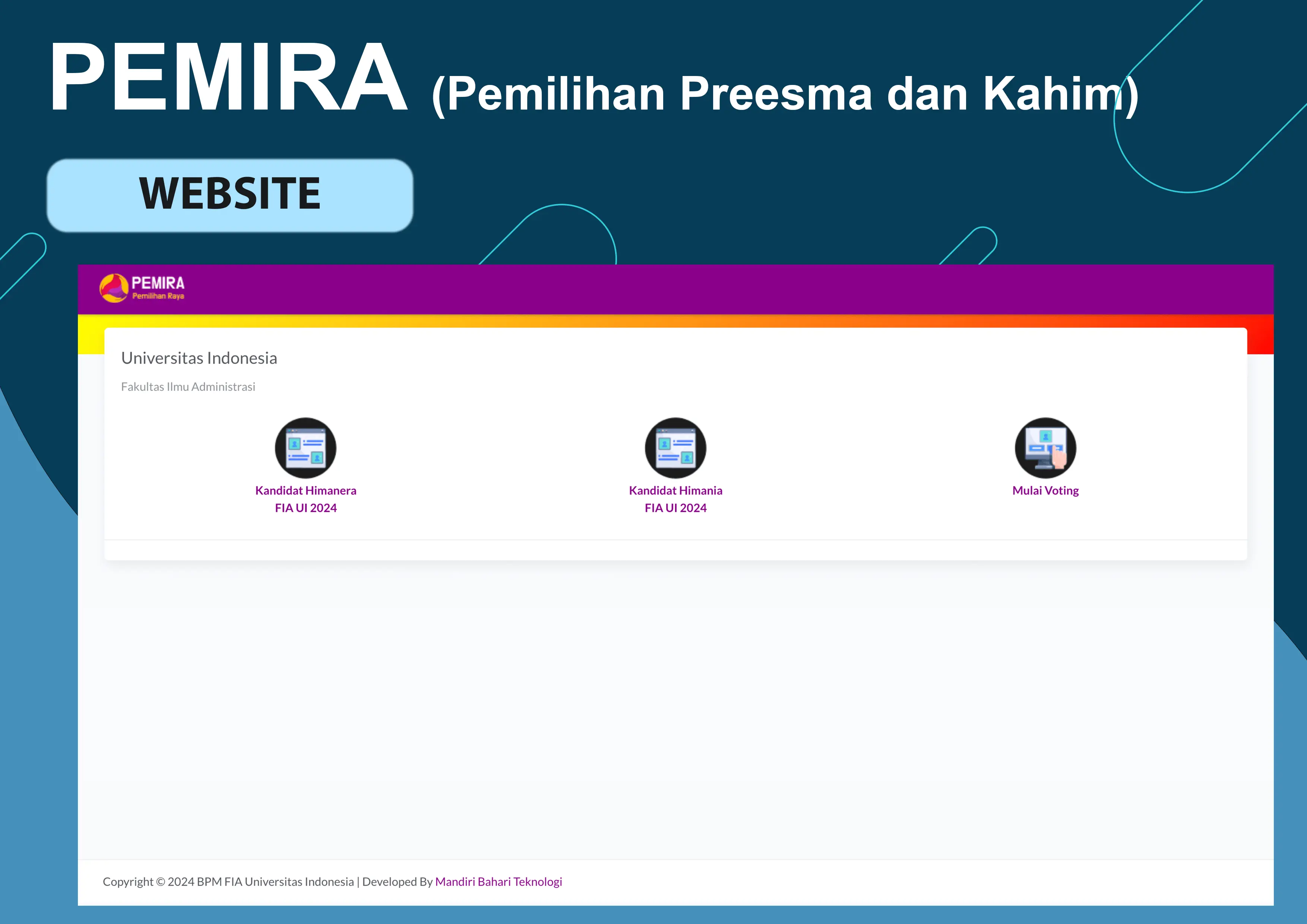 Portofolio Mandiri Bahari Teknologi - Pemira FIA UI