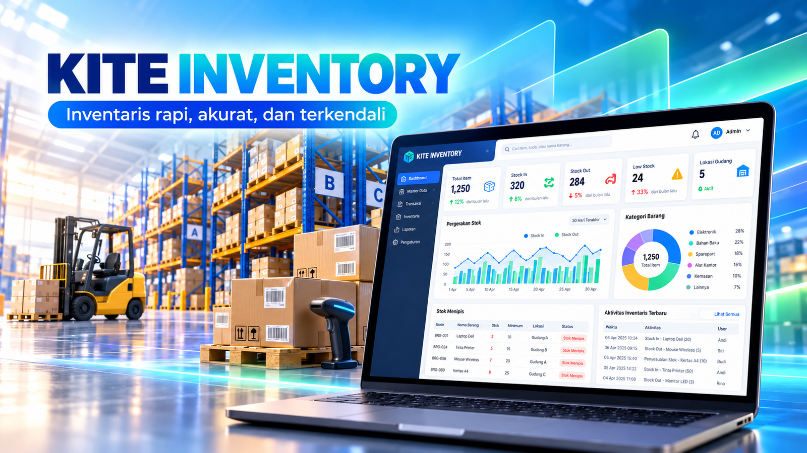 KITE Inventory - Aplikasi IT Inventory untuk Perusahaan KITE