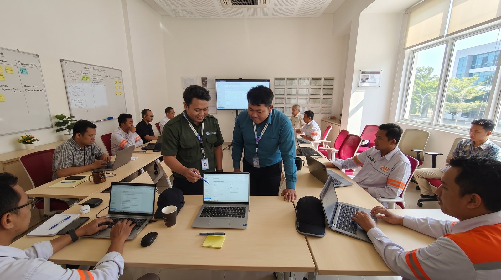 Training Aplikasi Palmtree bersama user PT Givaudan Indonesia